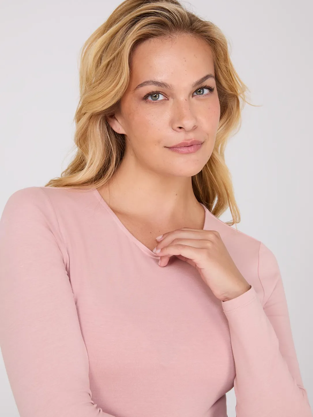 Long Sleeve Round Neck Top