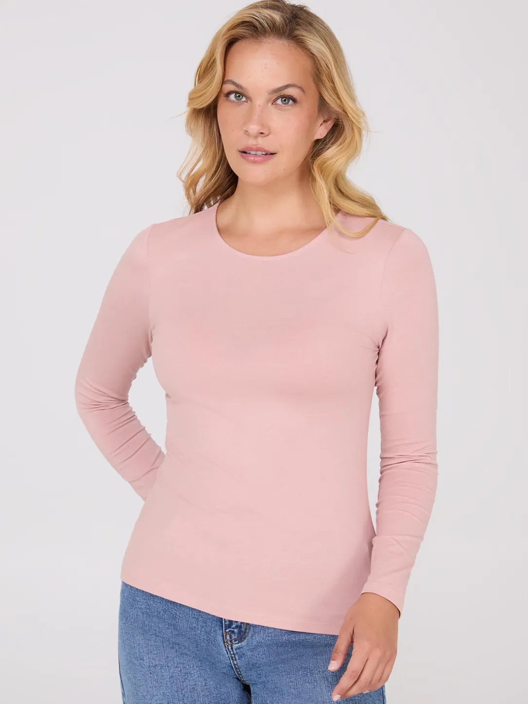 Long Sleeve Round Neck Top