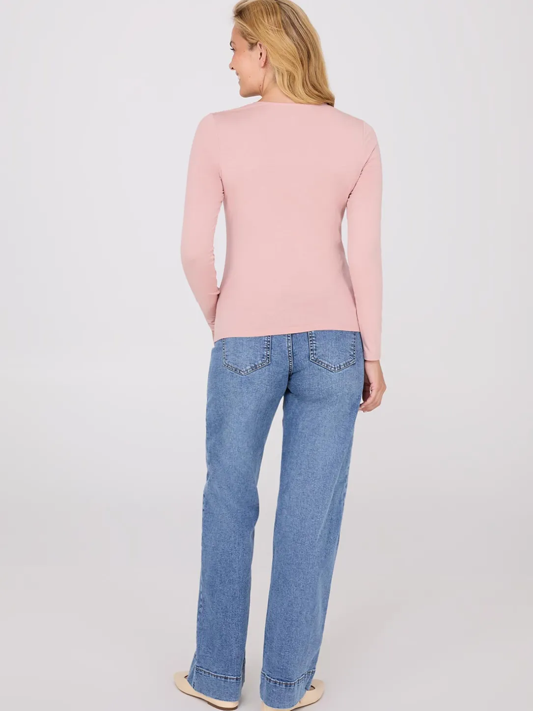 Long Sleeve Round Neck Top