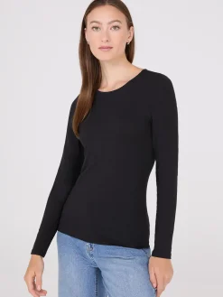 Long Sleeve Round Neck Top