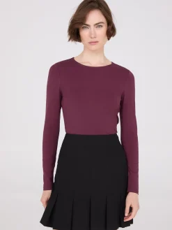 Long Sleeve Round Neck Top