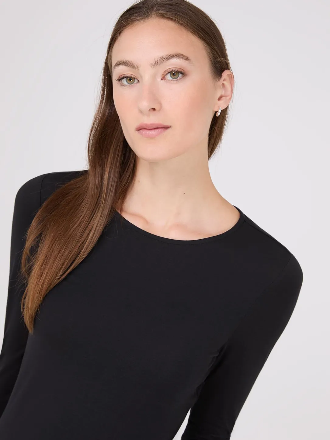 Long Sleeve Round Neck Top