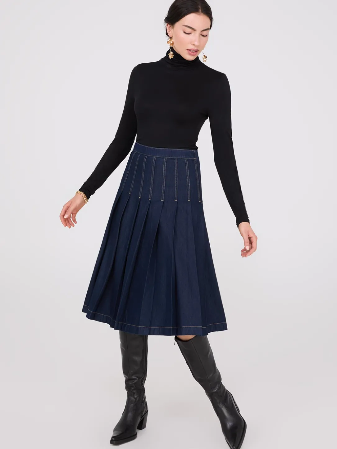 Long Sleeve Turtleneck Top
