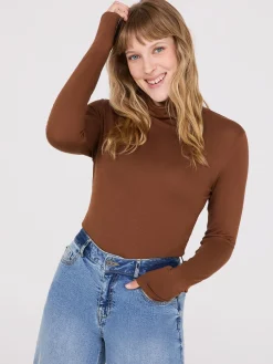 Long Sleeve Turtleneck Top
