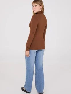 Long Sleeve Turtleneck Top