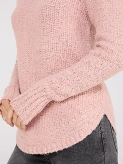 Long Sleeve Twisted Stitch Sweater