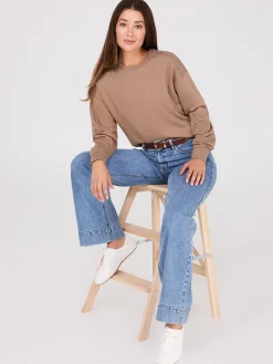 Loose Fit Fleece Sweatshirt