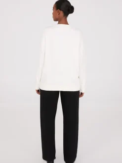 Loose Fit Fleece Sweatshirt