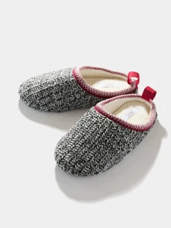 Marled Grey Slippers