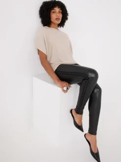 Metallic Boat Neck Dolman Sleeve Top