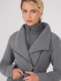 Mid-Length Wrap Coat