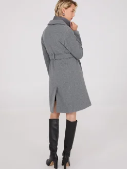 Mid-Length Wrap Coat