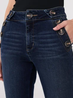 Mid-Rise Bootcut Sailor Jeans
