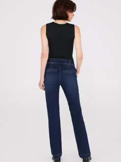 Mid-Rise Bootcut Sailor Jeans