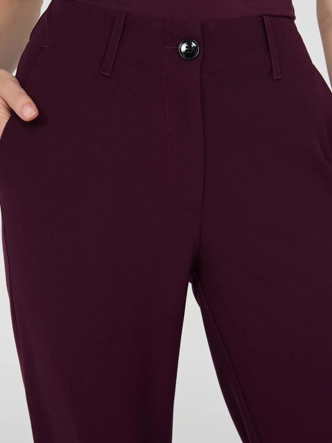 No Waistband Straight Leg Pants