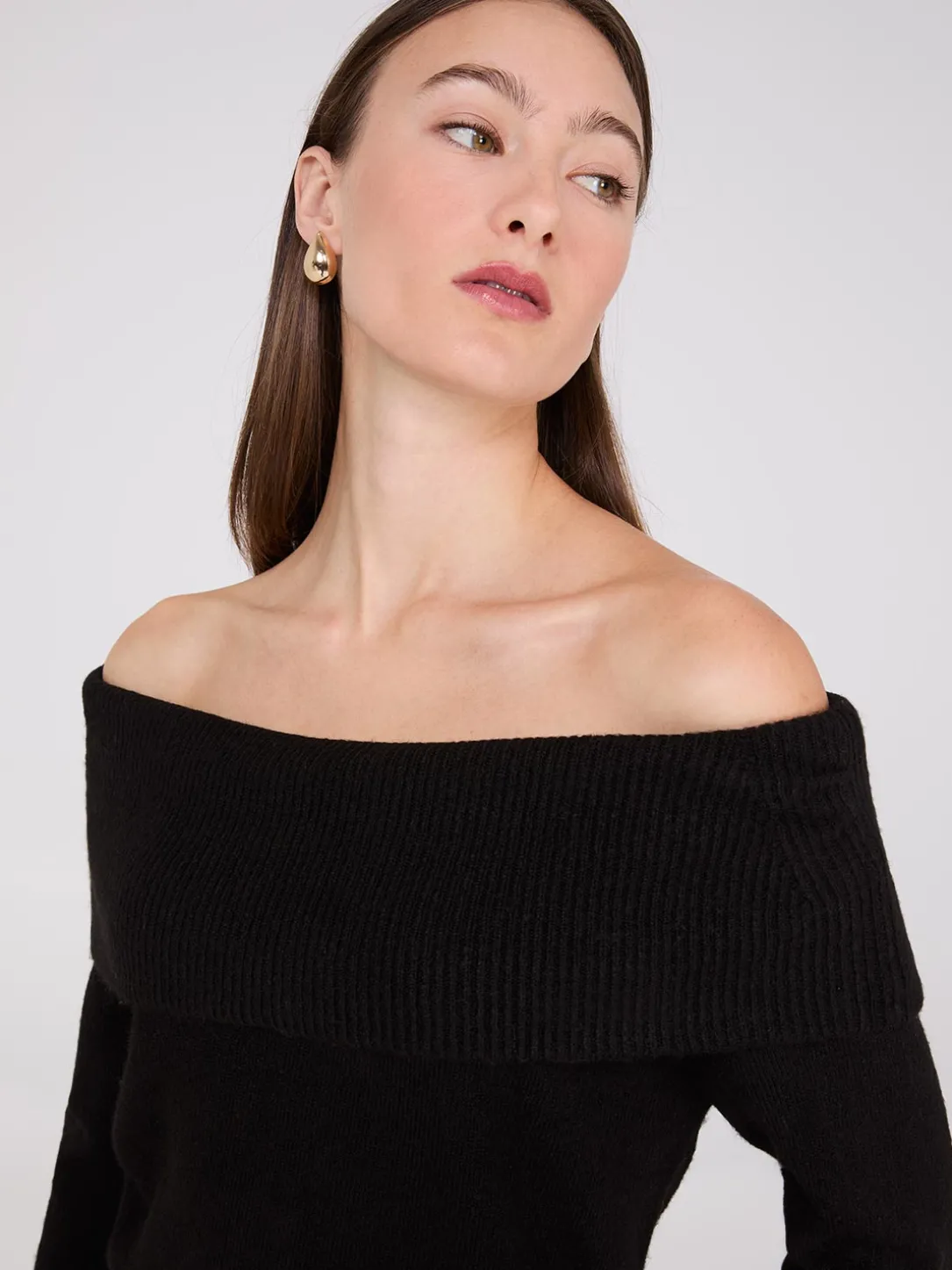 Off-The-Shoulder Sweater