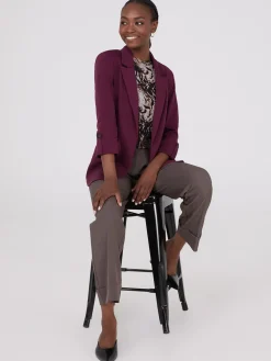 Open-Front Blazer