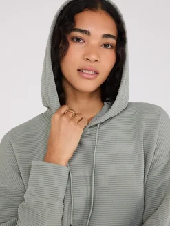 Ottoman Ribbed Hoodie