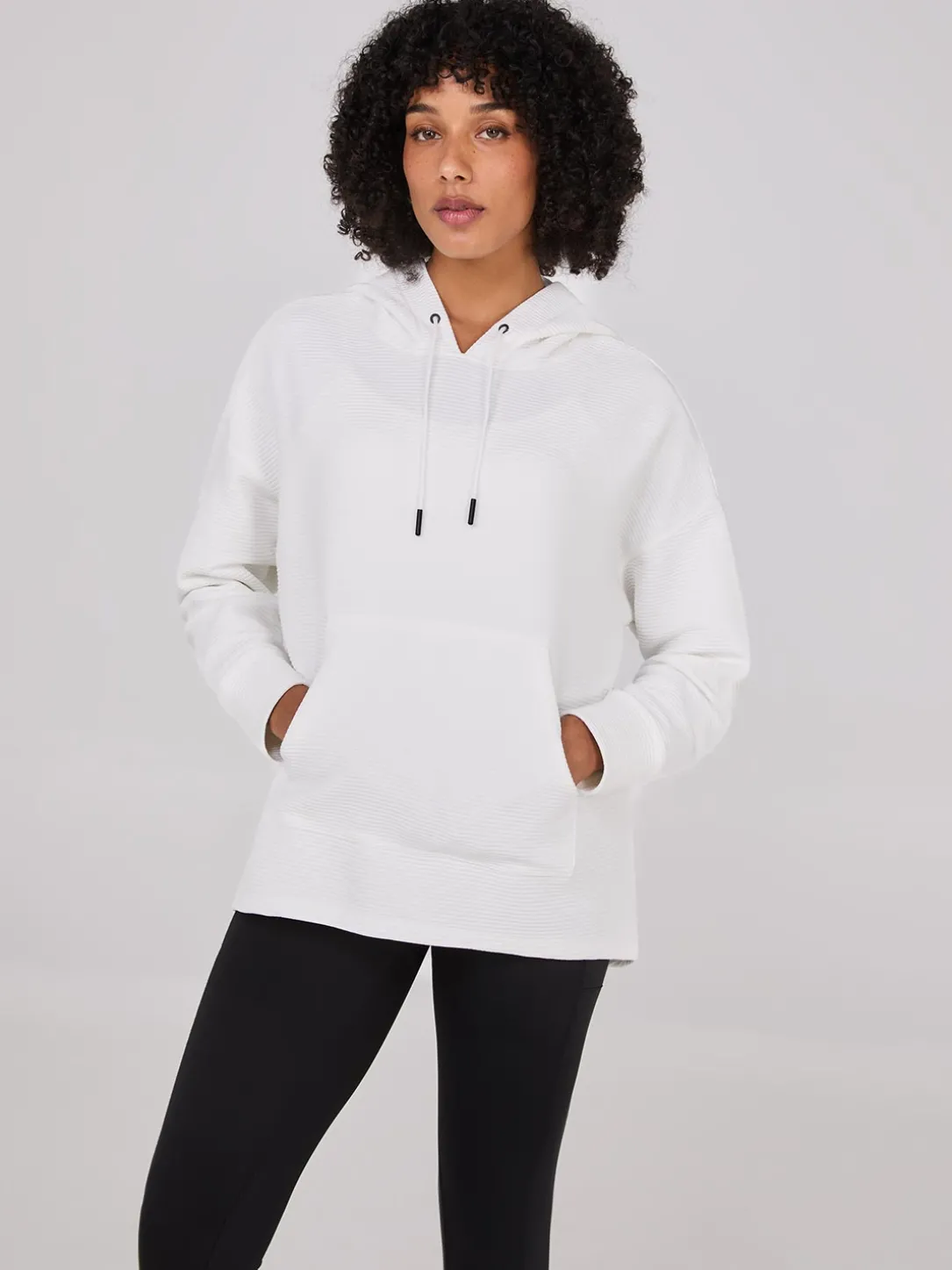 Ottoman Ribbed Hoodie