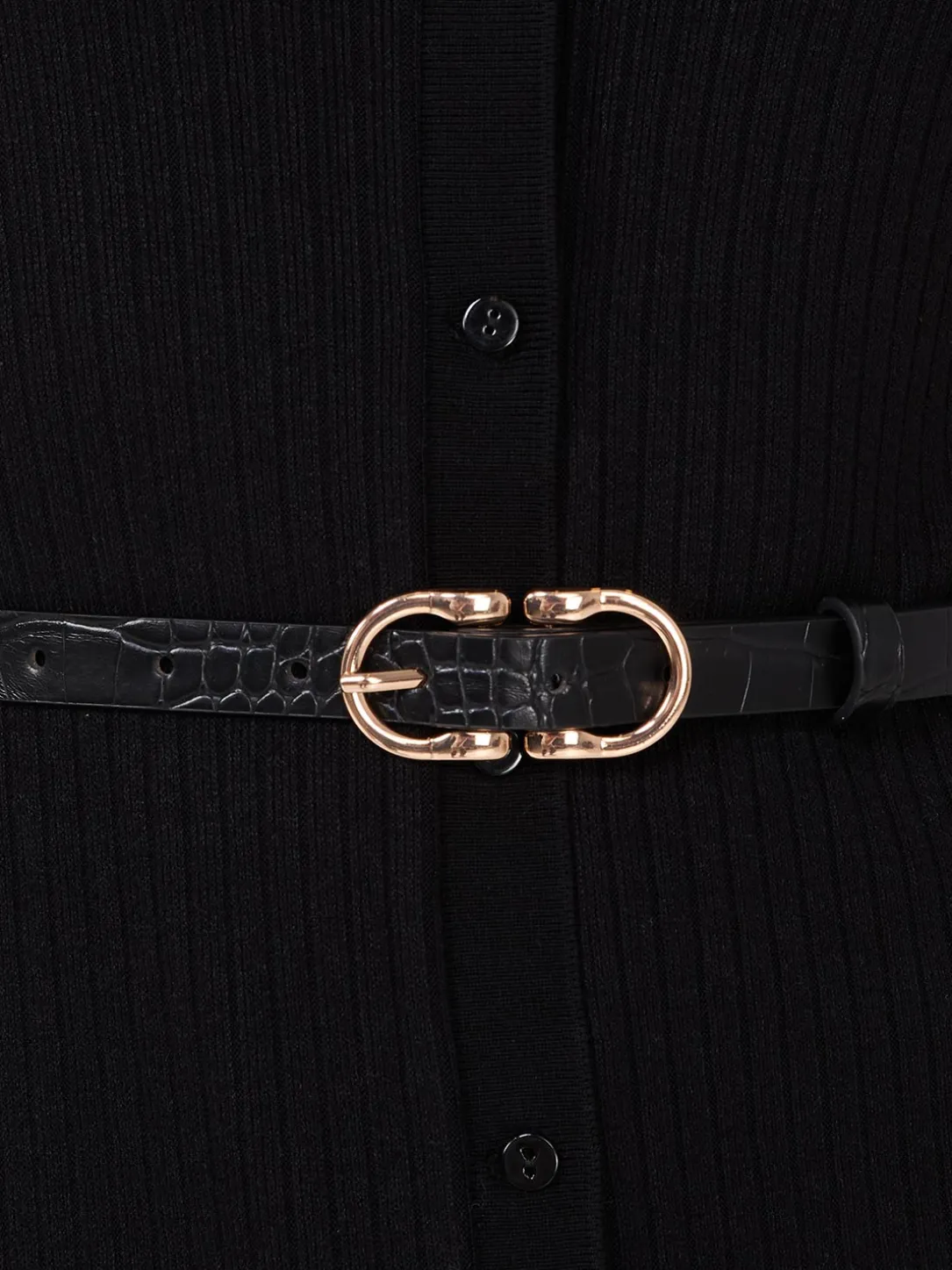 2-Pack Of Double Horseshoe Buckle Belts