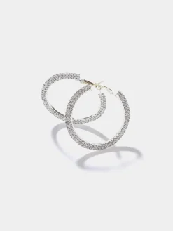 Pavé Hoop Earring
