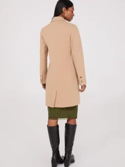 Plaid Single-Breasted Car Coat