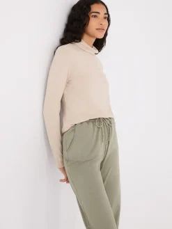 Polar Fleece Turtleneck Top
