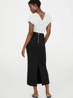 Porkchop Pocket Column Skirt