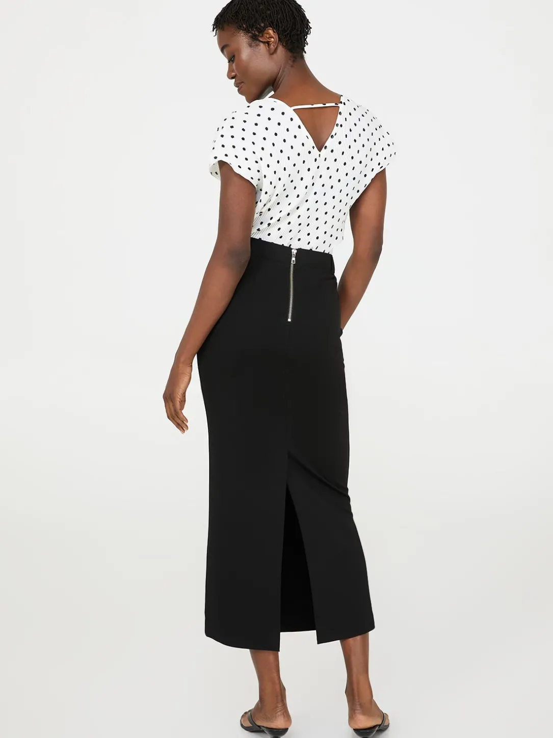 Porkchop Pocket Column Skirt