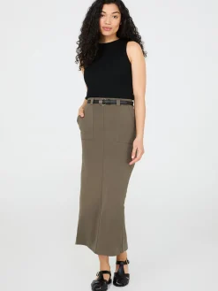 Porkchop Pocket Column Skirt