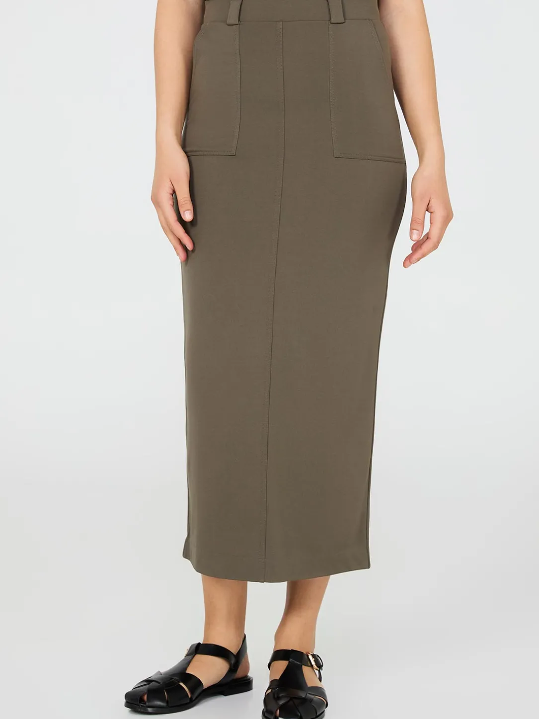 Porkchop Pocket Column Skirt