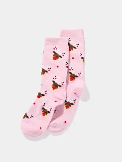 Reindeer Christmas Socks