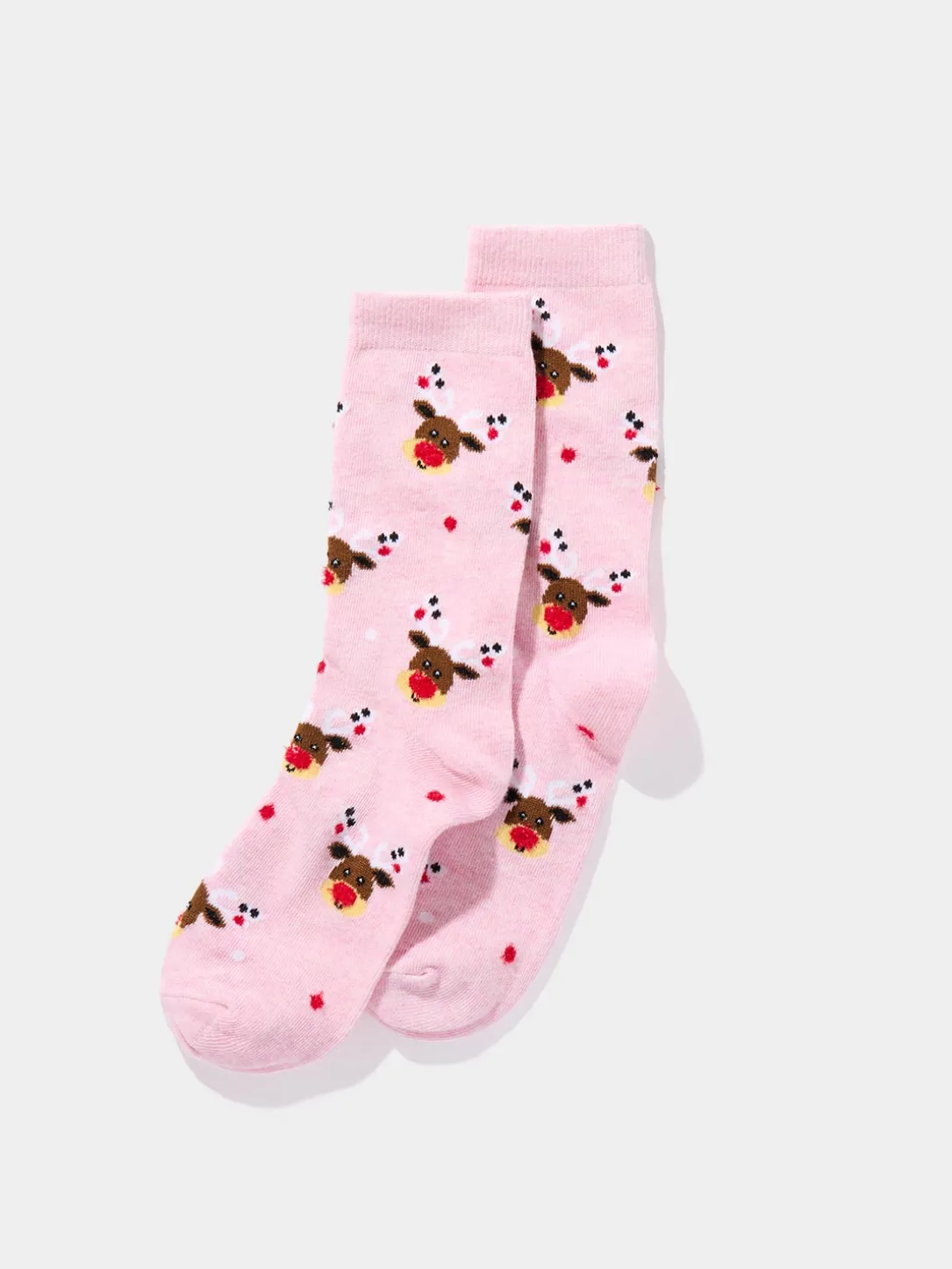 Reindeer Christmas Socks