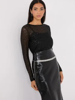 Rhinestone Chain Belt