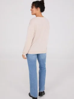 Rhinestone Fair Isle Long Sleeve Top