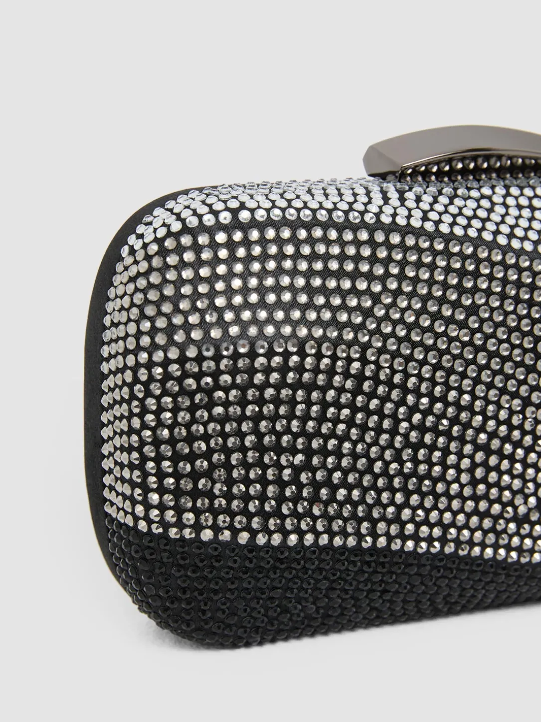 Rhinestone Minaudiere With Jewelled Top Closure