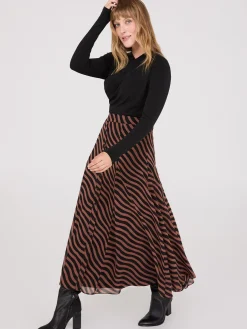 Ruched Drape Neck Top
