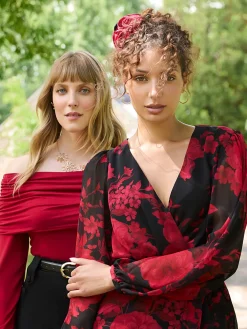 Ruched Off-The-Shoulder Top