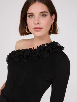 Ruffle One-Shoulder Top