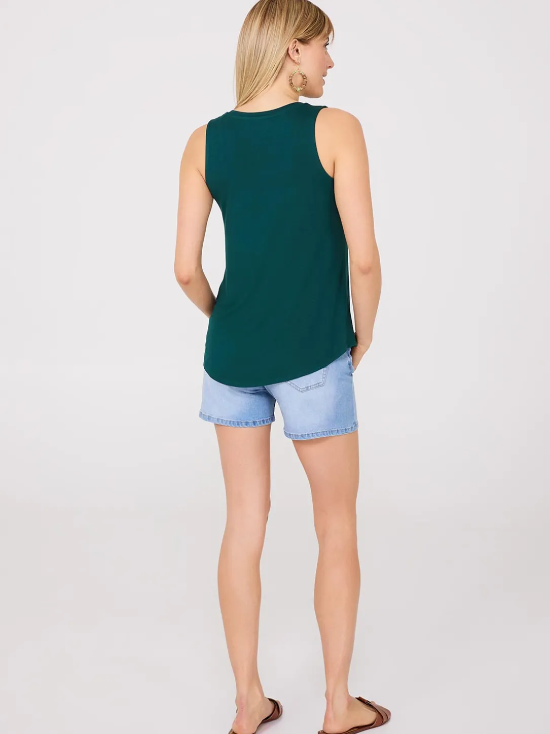 Scoop Neck Swing Tank Top