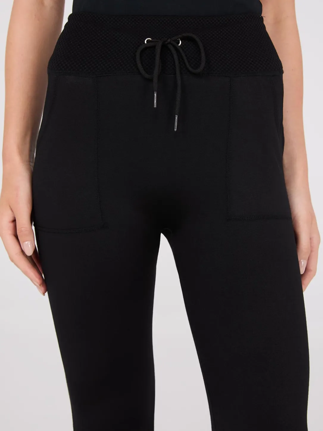 Seamless Leggings With Drawstring Waistband