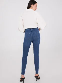 Shimmer Skinny Leg Jeans