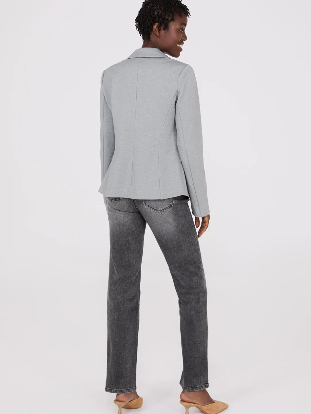 Short 1-Button Blazer