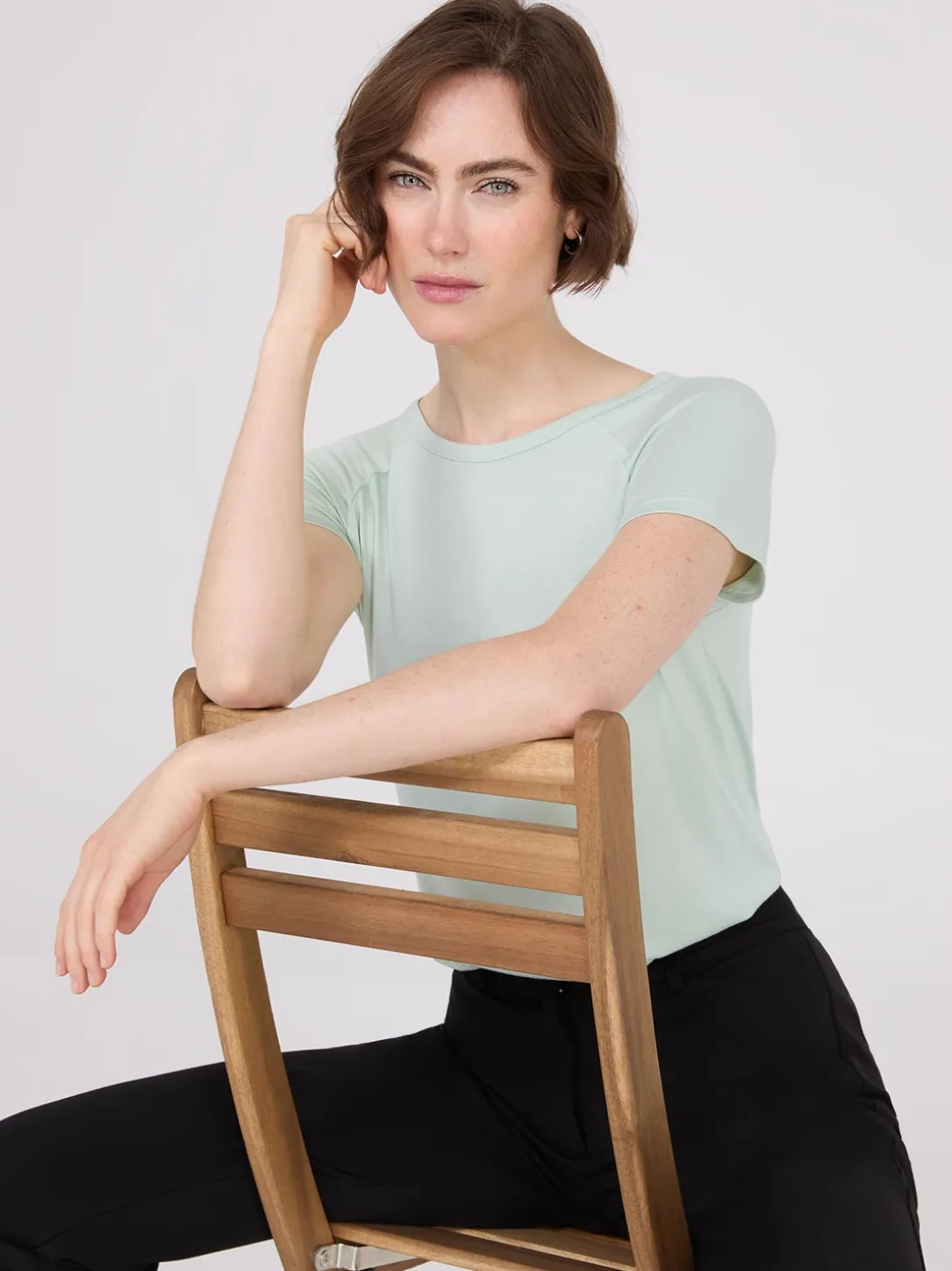 Short Raglan Sleeve T-Shirt