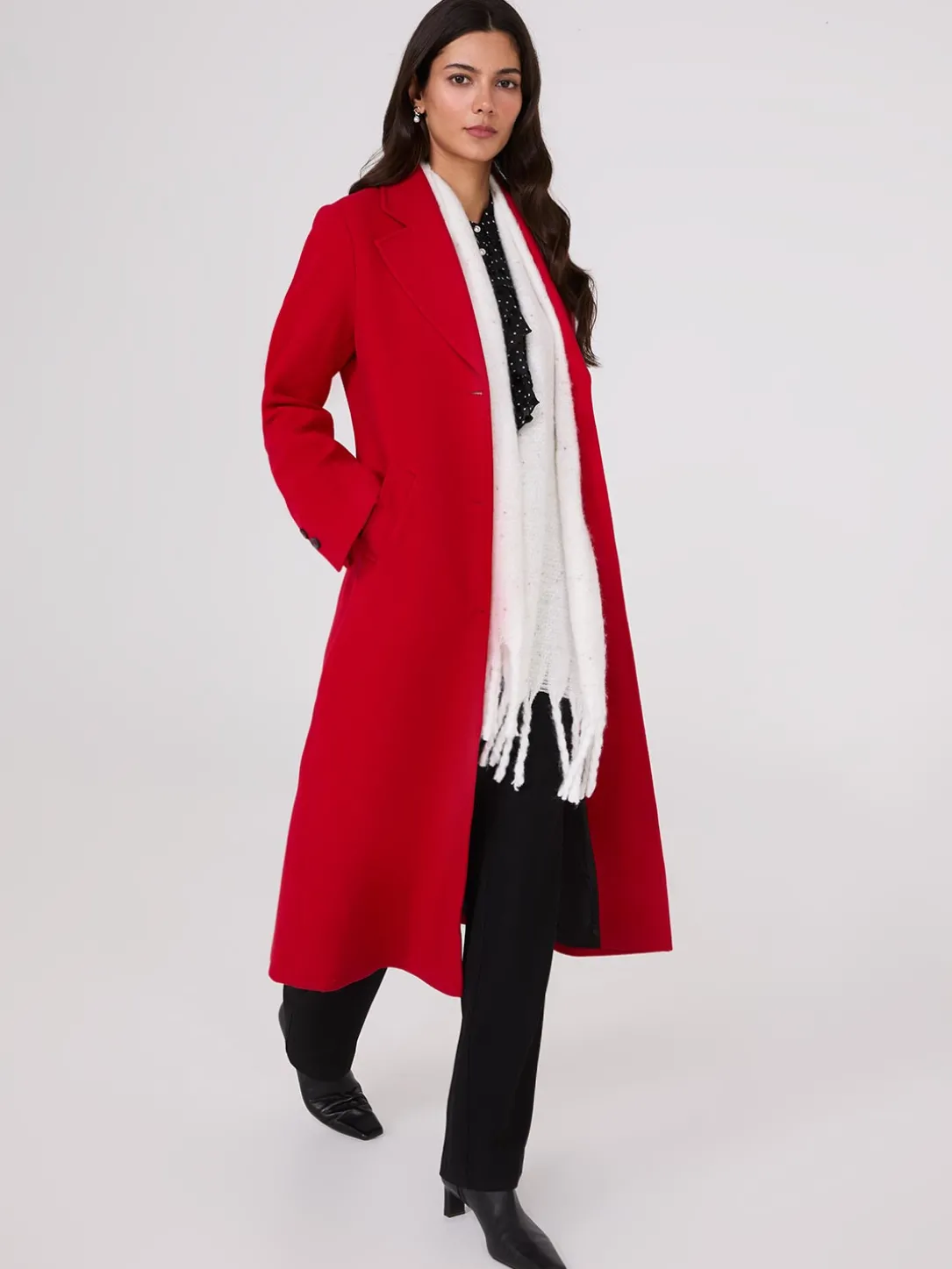 Single-Breasted Maxi Coat