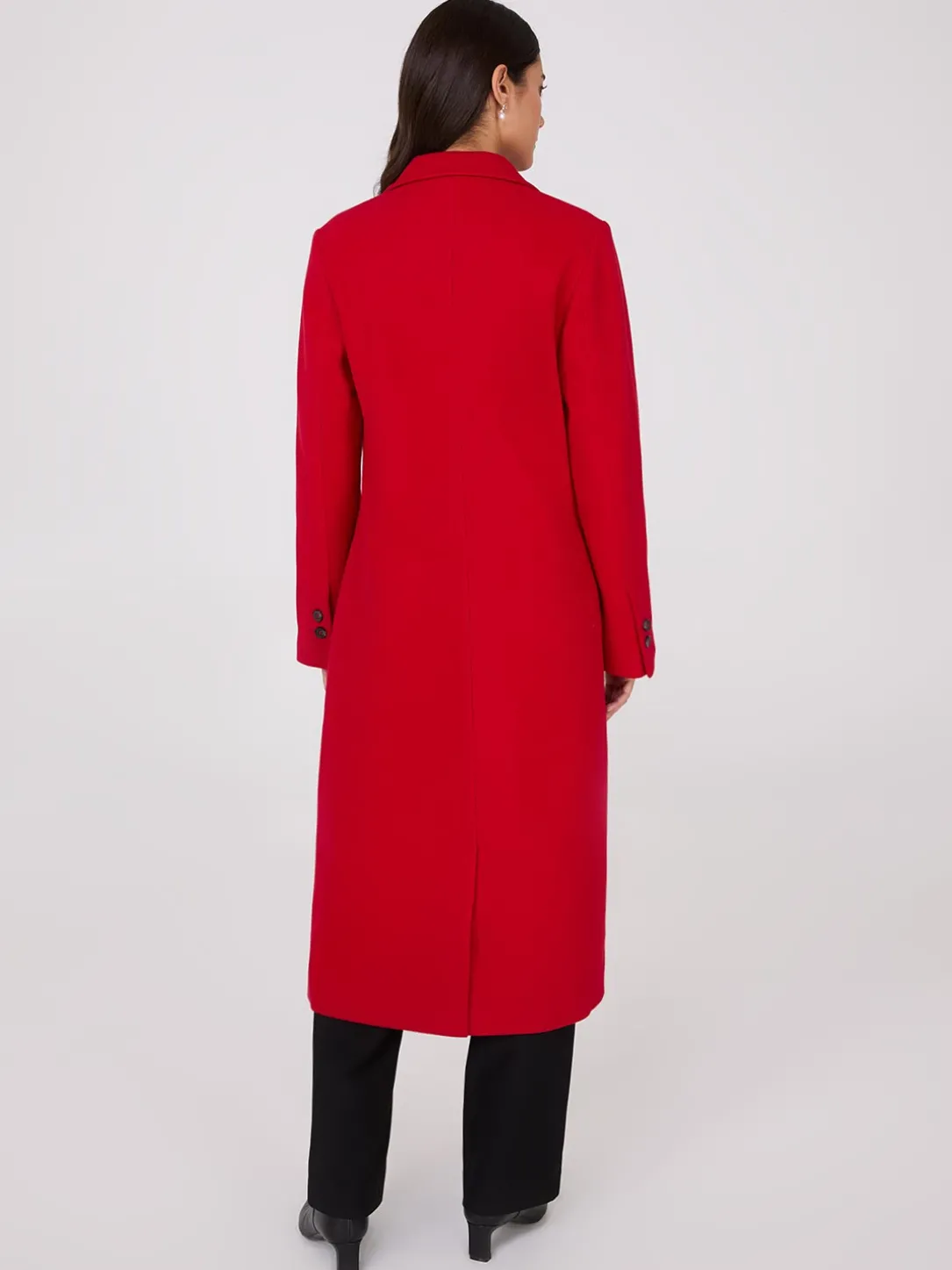 Single-Breasted Maxi Coat