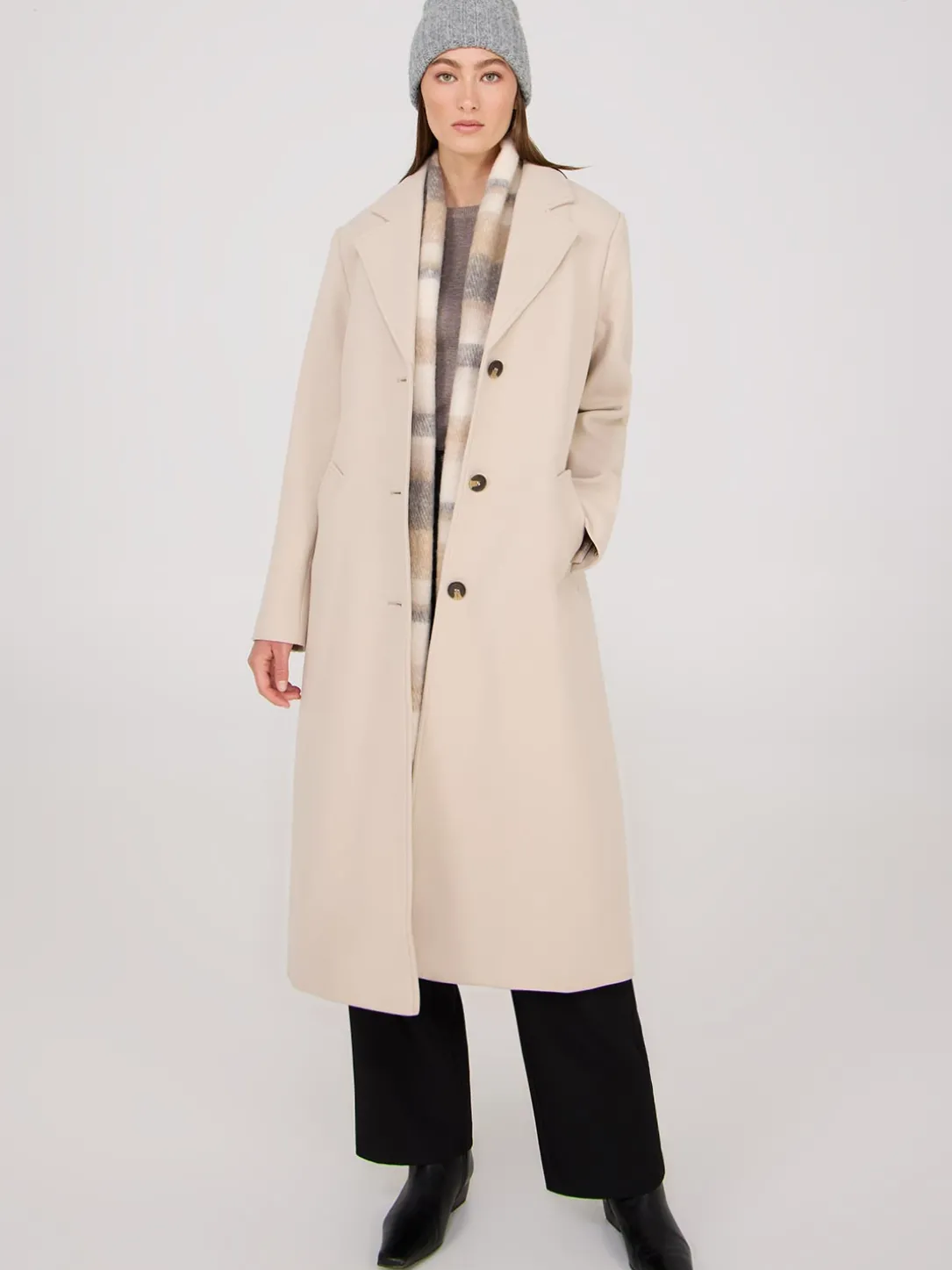 Single-Breasted Maxi Coat