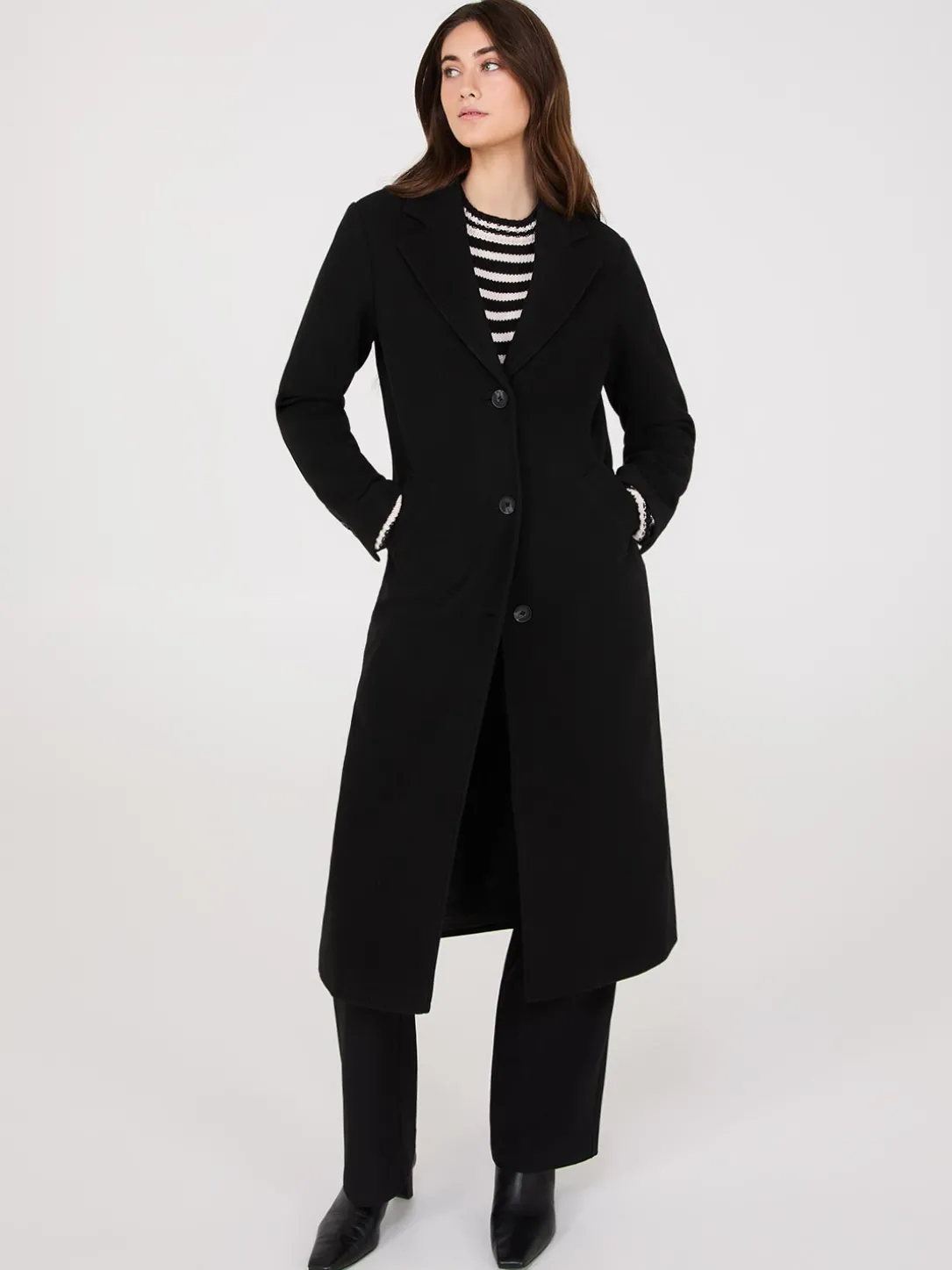 Single-Breasted Maxi Coat
