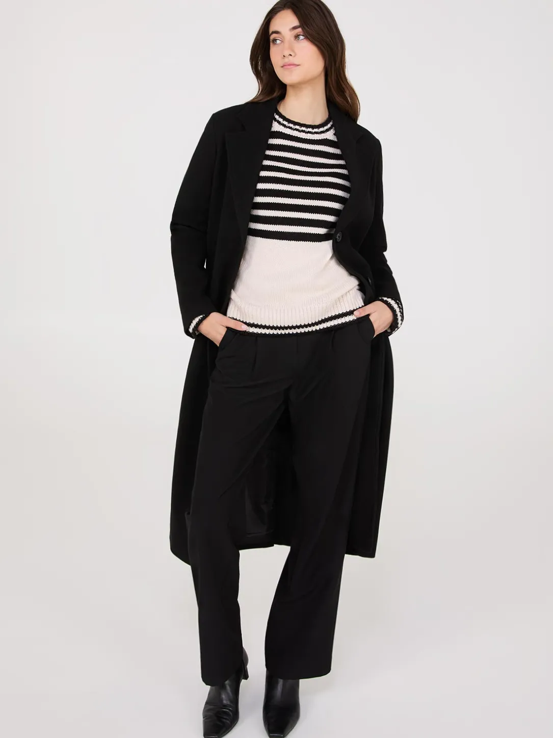 Single-Breasted Maxi Coat