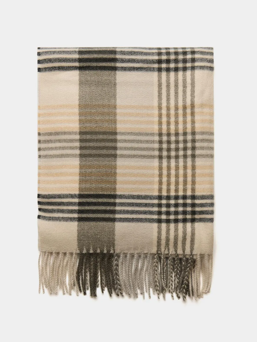 Soft Brushed Tartan Plaid Scarf